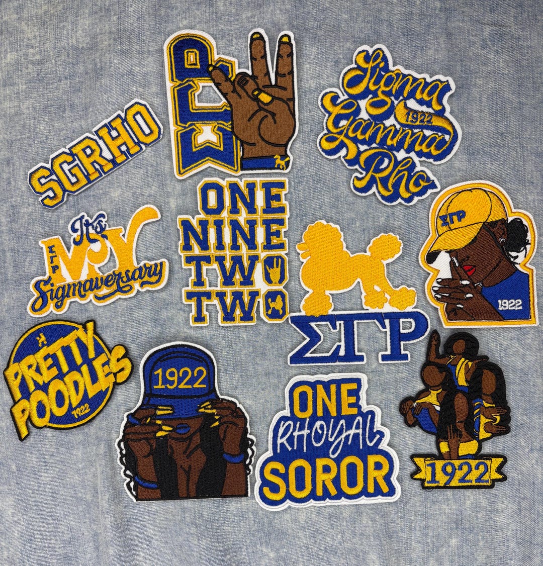 Sgrho Legacy Set | Single Patch or 7-patch Bundle | Sigma Gamma Rho ...