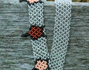 Handmade Cat Choker Necklace, Minimalist Kitty Jewelry, Ukrainian Collar Choker, Unique Pet Lover Valentine's Day Gift for Her