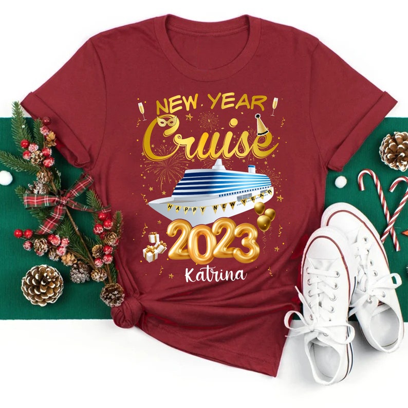 New Year Cruise 2023 Family Trip Tshirt Cruise Squad Etsy