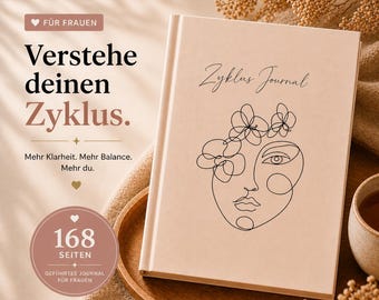 Geführtes Zyklus-Journal für Frauen: Selbstliebe, Achtsamkeit & Zyklus-Tracking (hardcover)