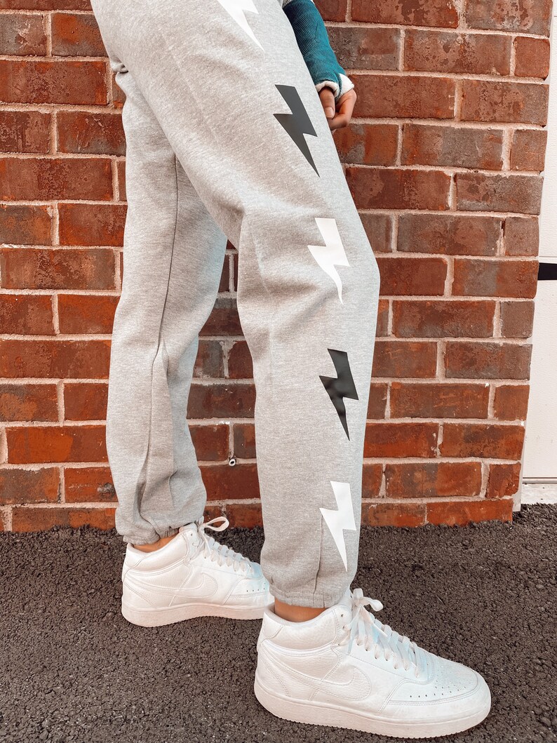 lightning bolt sweatpants