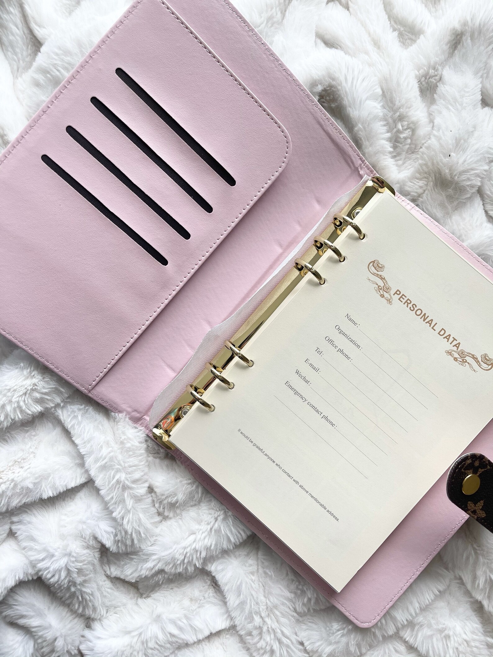A5 Luxury Agenda Planner Journal con inserto a cuadros / Etsy