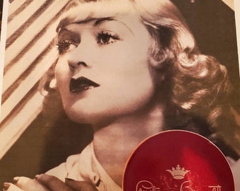 NIB Vtg Constance Bennett unused Facial Power 1930s