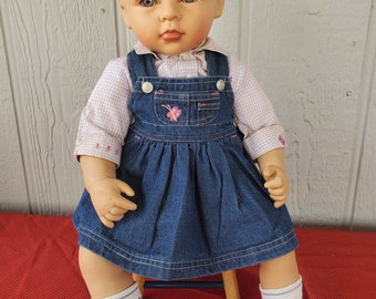 Retired My Way vinly Baby Doll weighted 22 inches