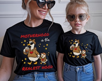 Mutterschaft Shirt, Dumme Mutter Gans Tshirt Baby Gans, Komfort Farben Lustiges Mama Sweatshirt, Trendy Mom Life Geschenk Muttertag, Mama und ich