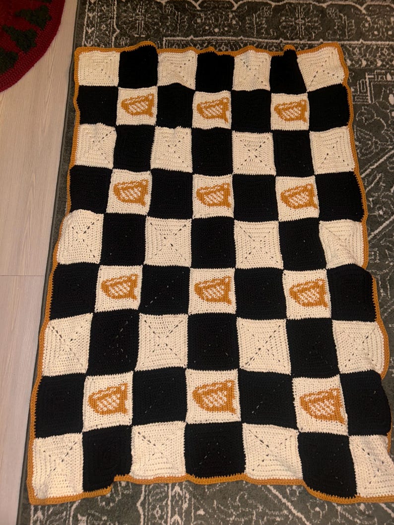 Guinness Throw Blanket Pattern image 3