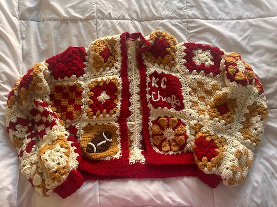 Customizable Crochet NFL Cardigan Pattern
