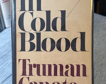 A sangre fría de Truman Capote / Primera edición, primera impresión (1965, Random House) / Sobre original de 5,95 € / Clásico del género de crímenes reales