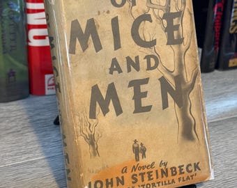 Novela clásica de ratones y hombres de John Steinbeck