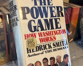El juego del poder, de Hedrick Smith / Primera edición de 1988, tapa dura, no ficción política