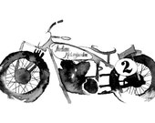 Indian Motorrijwielen motorcycle print