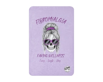 Coperta Sherpa per la consapevolezza della fibromialgia di Fibroeaz™