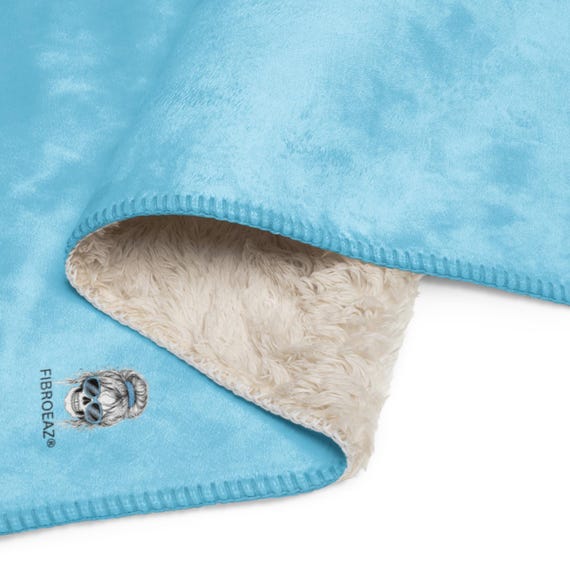 Graves Disease Awareness Sherpa Blanket by Fibroeaz™
