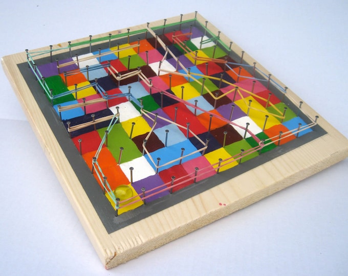 STRATEGIC MARBLE MAZE Game Etsy