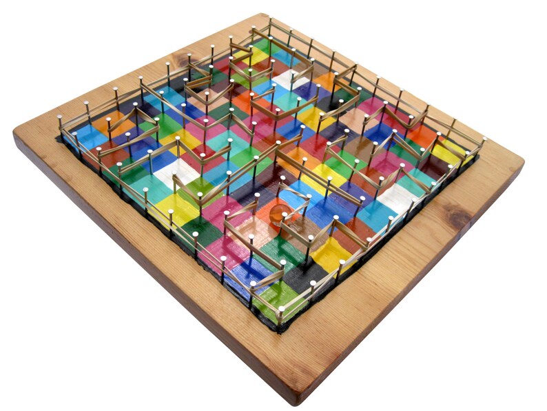 STRATEGIC MARBLE MAZE Game Etsy