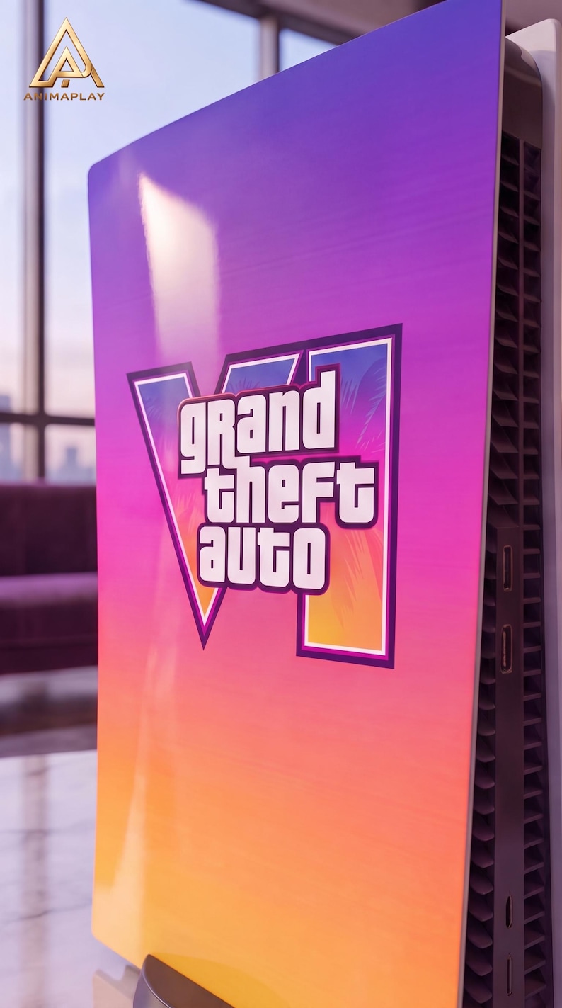 PS5 - Console Skin | GTA VI - Premium Vinyl Wrap | GTA 6 | Made in France image 6