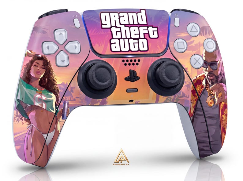 PS5 - Console Skin | GTA VI - Premium Vinyl Wrap | GTA 6 | Made in France image 9