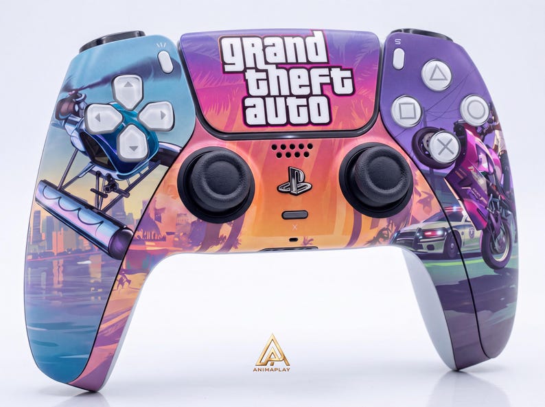 PS5 - Console Skin | GTA VI - Premium Vinyl Wrap | GTA 6 | Made in France image 11