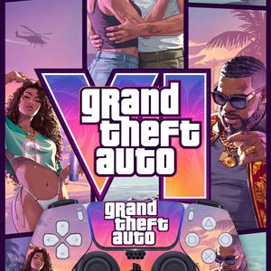 PS5 - Console Skin | GTA VI - Premium Vinyl Wrap | GTA 6 | Made in France image 2