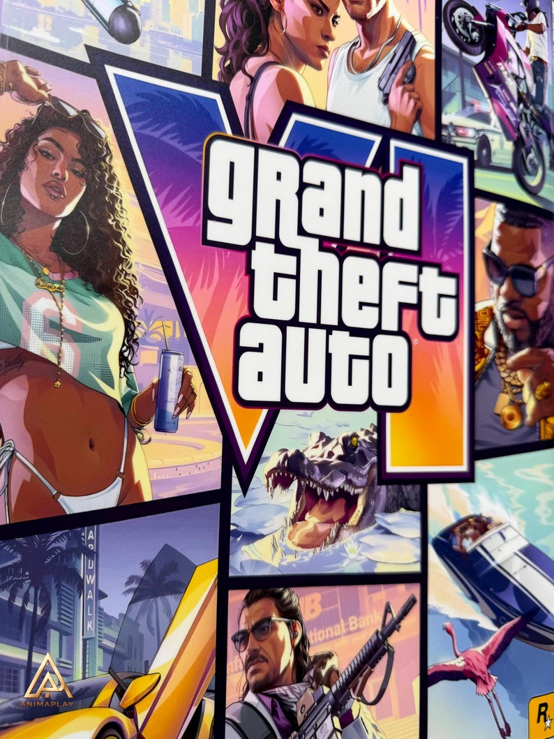 PS5 - Console Skin | GTA VI - Premium Vinyl Wrap | GTA 6 | Made in France image 4