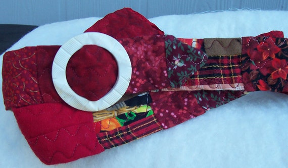 Vintage Red Velvety Belt Vintage Theater Costumes Red Velvet Belt with Sash Waistband  main image 2