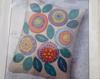 Sue Spargo Pansy Pincushion Pattern