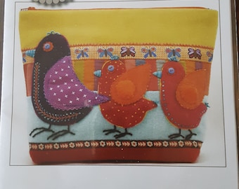 Sue Spargo's Birds on Parade Sac Pattern