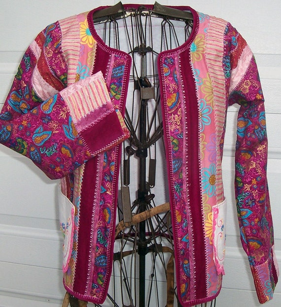 Vintage Linens Jacket-adult Sz.- Small - Etsy