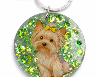 Sleutelhanger hond Yorkie – Harssleutelhanger Yorkshire Terrier
