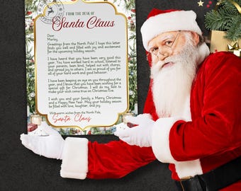 Letter from Santa - Editable digital file