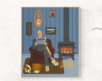 Tardes de domingo / Impresión digital / 5 x 7"