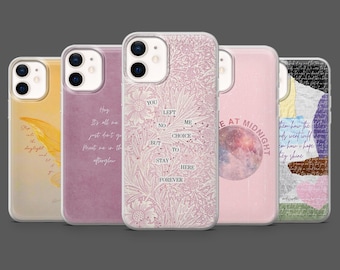 Taylor Phone Case Quote Lyrics Music Cover for iPhone 17Pro, 16, 15, 14, 13, 12, Samsung S25, S24, S23Fe, S22, A17, A26, A56, Pixel 10, 9Pro