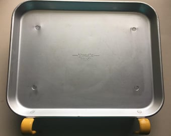 ビンテージドライブイン「トレードマーク TraCo」アルミ製カーホップ用窓トレイ イエローガード
