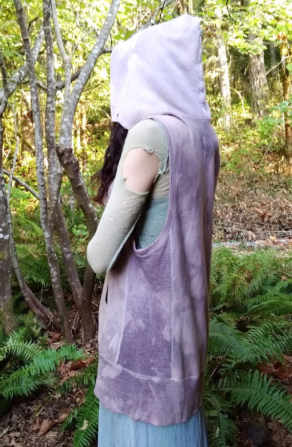dreamy violet 90's fairy hoodie