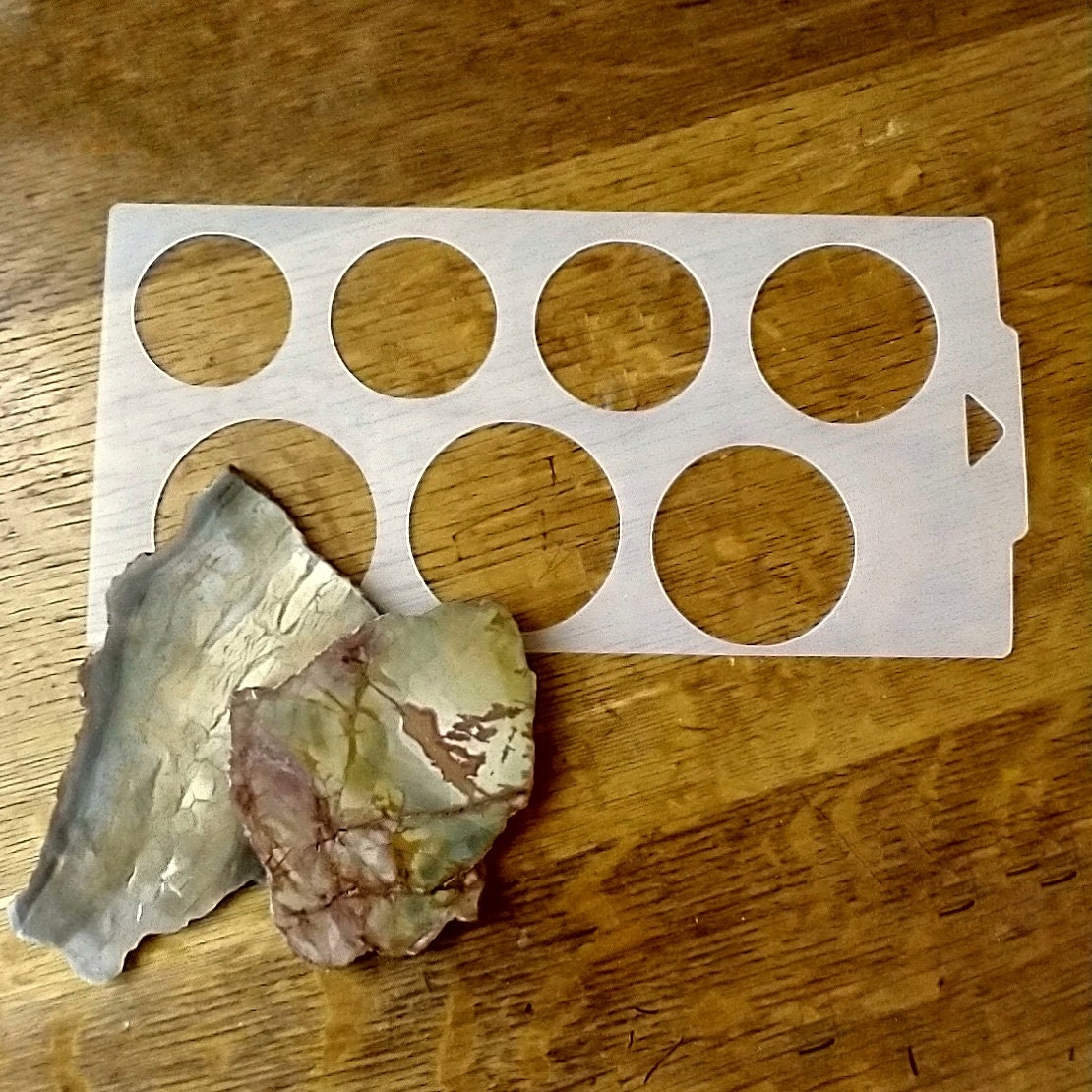 Lapidary Templates, Big Bold Circle Shapes, Cabochon Templates, Plastic Lapidary Templates, Big Bold Circle Shapes, Cabochon Templates, Plastic