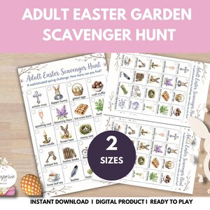 Easter Scavenger Hunt Pictures, Engaging Adult Activity For Fun Gatherings With Printable Image Challenges
