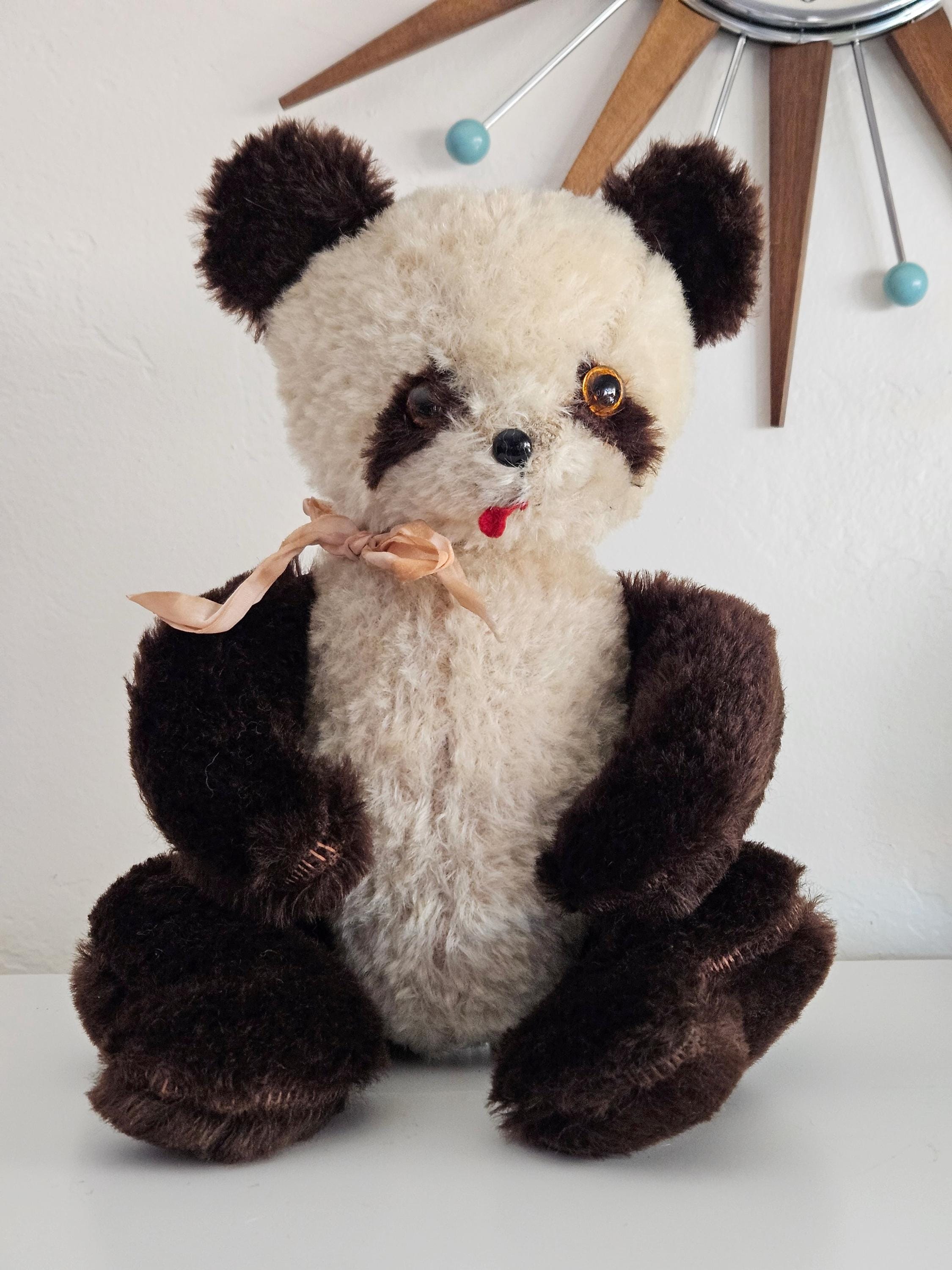 1960s Plush Panda - Etsy
