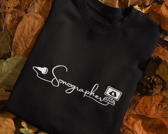 Sonographer SVG PNG Bundle: Ultrasound Tech, Medical Worker Art Digital Download
