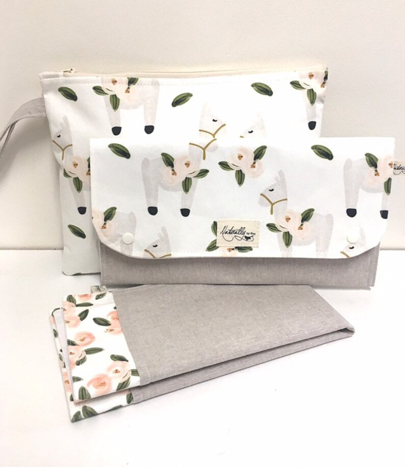 Sale Diaper Clutch Nappy Bag Wallet With Travel Change Mat And Etsy