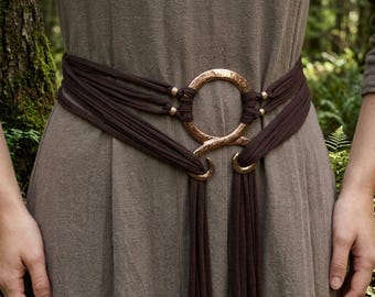 Cinturón vikingo medieval Hanfasting Cord, cinturón celta de fantasía para cosplay, disfraz para feria renacentista, accesorios vikingos góticos vintage, atuendos para LARP.