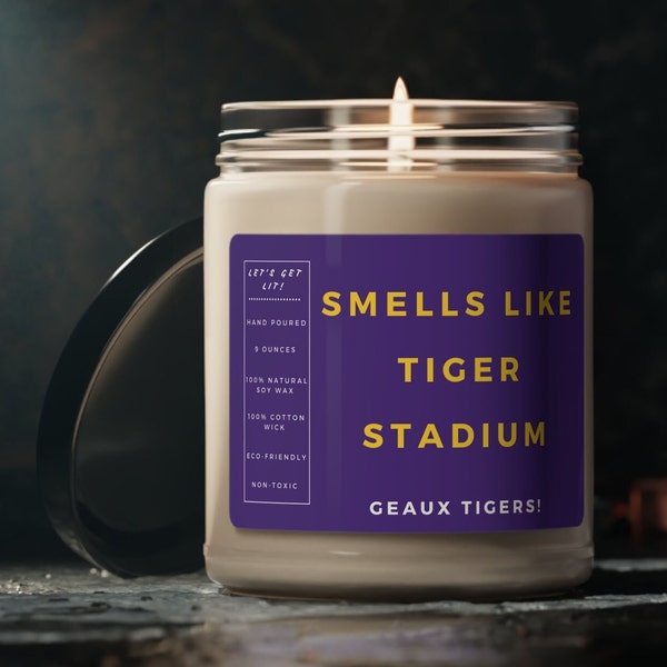 Smells Like Tiger Stadium, Louisiana State University Fan, Mike The Tiger, Football, SEC, Go LSU, Funny Gift, Birthday Gift, Christmas