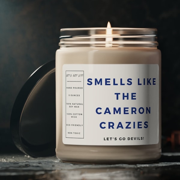Smells Like The Cameron Crazies, Duke University Fan, Blue Devils, College Basketball, NCAA, Cameron Stadium, Womens, Mens