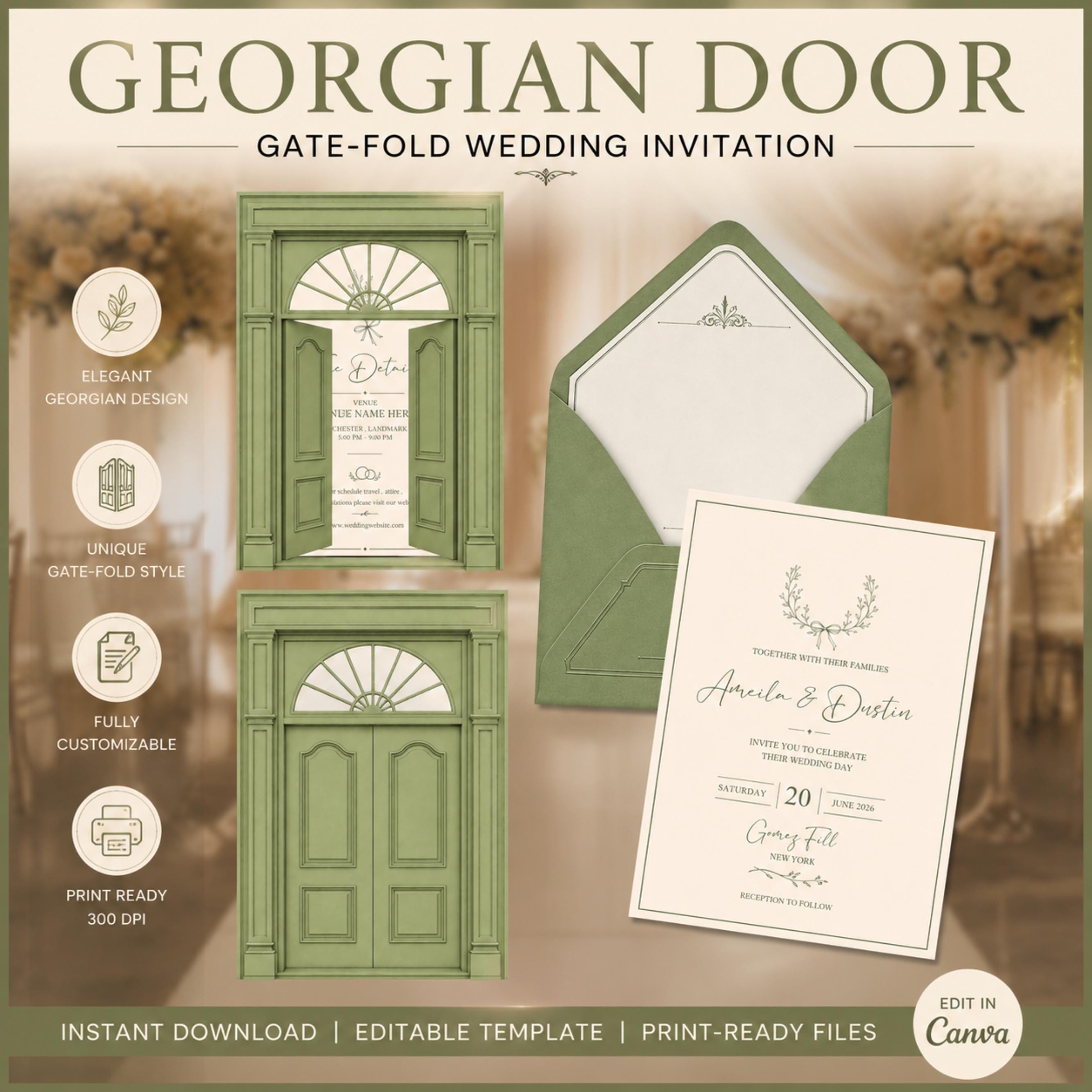 Georgian Door Gatefold Suite