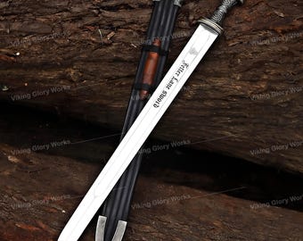 Handmade Medieval Steel Sword, Custom Viking Cosplay Replica