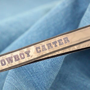 XL デニム - ビヨンセ風 COWBOY CARTER サッシュ