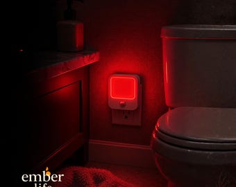 bathroom night light motion sensor light plug in dimmable night-light for late night trips