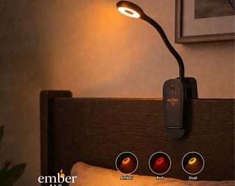 bedside clip light for night use blue light free clip on lamp for bedroom sleep friendly light for bed without harsh lighting