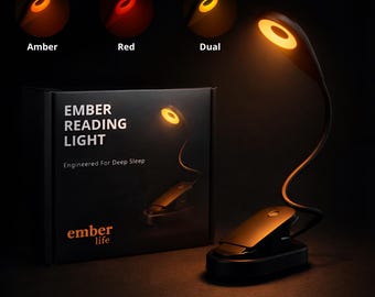 Rechargeable Red Light Night Time Reading Light