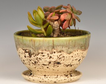 KLynnsArt Handmade Wheel Thrown Planter Stoneware Pot BoHo Ceramic ...