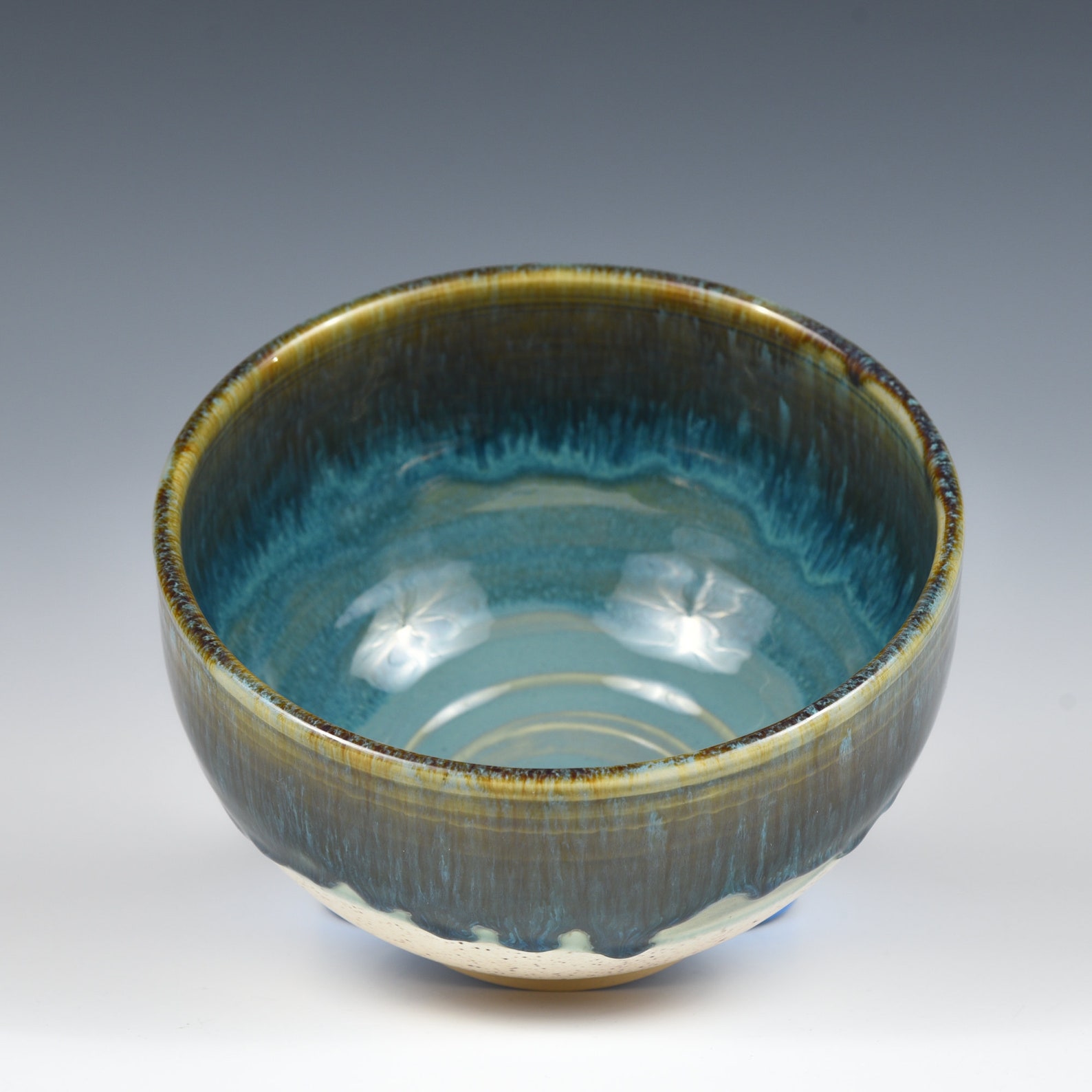 Handmade Pottery Bowl Wheel Thrown Ceramic Bowl Serving Etsy